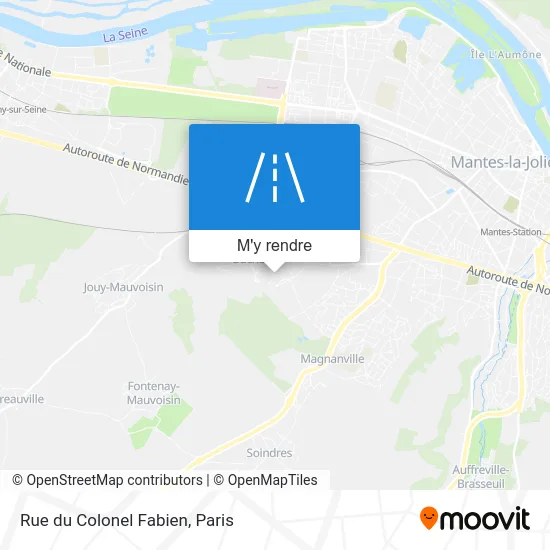 Rue du Colonel Fabien plan