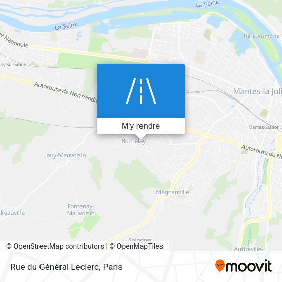 Rue du Général Leclerc plan