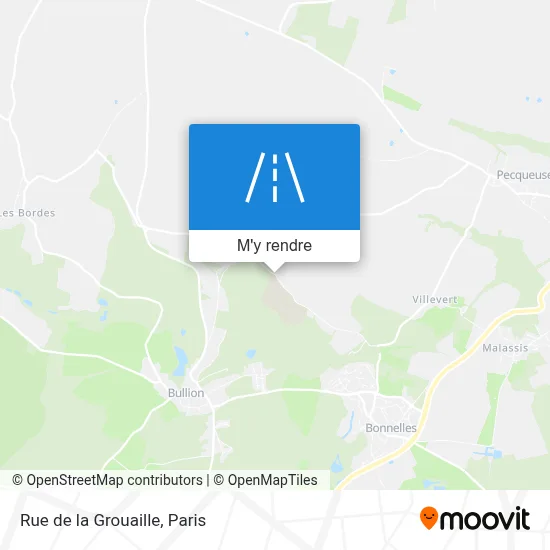 Rue de la Grouaille plan