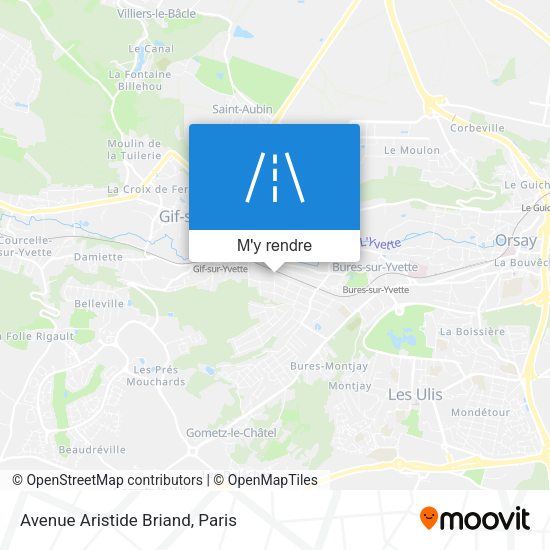 Avenue Aristide Briand plan