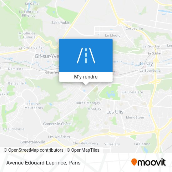 Avenue Edouard Leprince plan