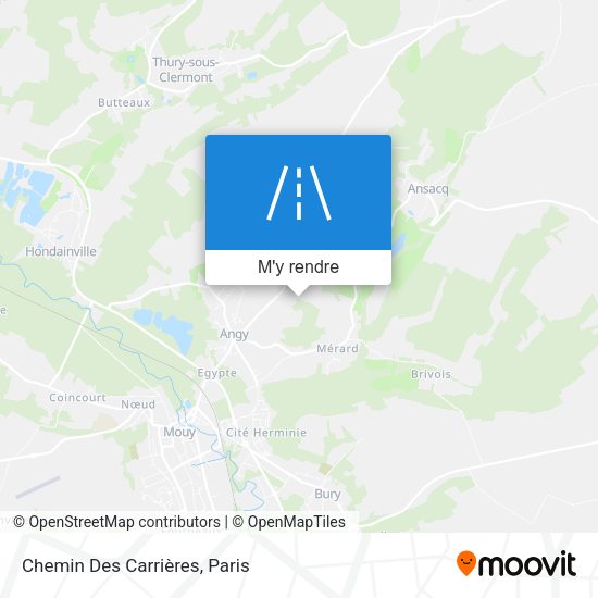 Chemin Des Carrières plan