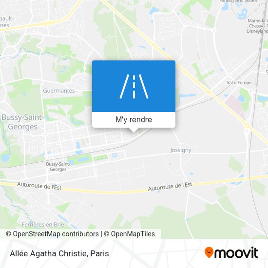 Allée Agatha Christie plan