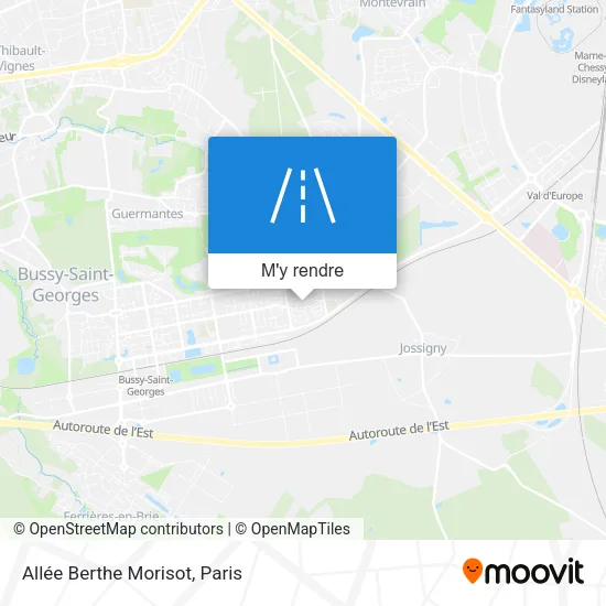 Allée Berthe Morisot plan