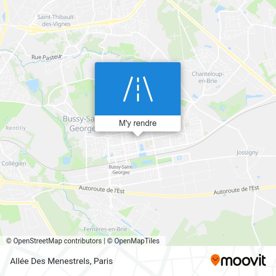 Allée Des Menestrels plan