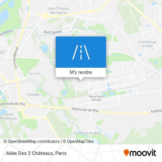 Allée Des 2 Châteaux plan