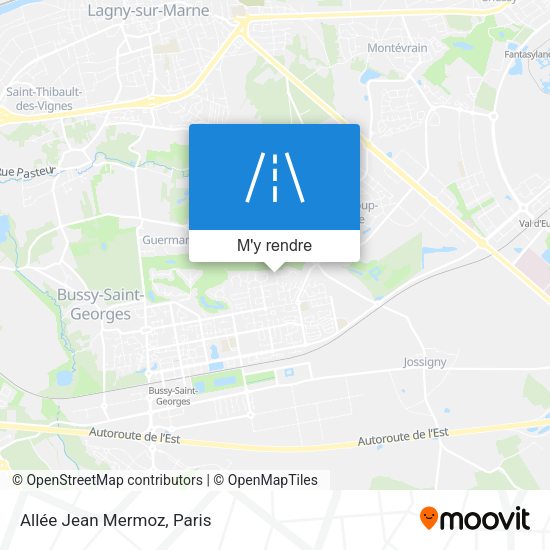 Allée Jean Mermoz plan