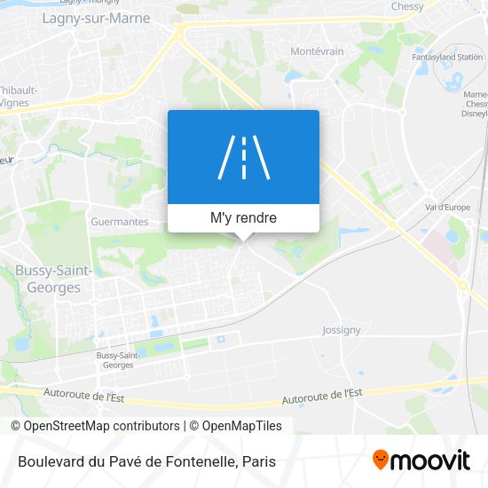 Boulevard du Pavé de Fontenelle plan
