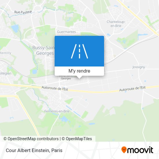 Cour Albert Einstein plan