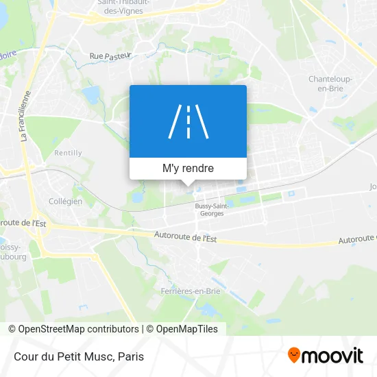 Cour du Petit Musc plan