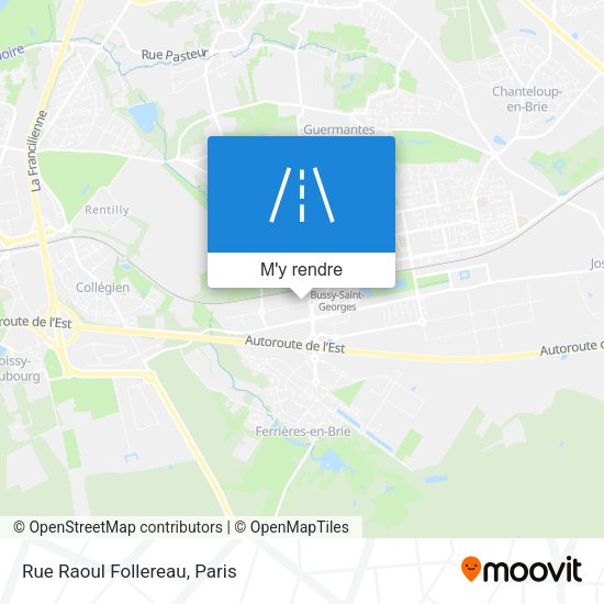 Rue Raoul Follereau plan