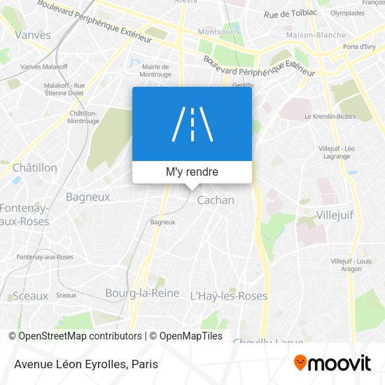 Avenue Léon Eyrolles plan