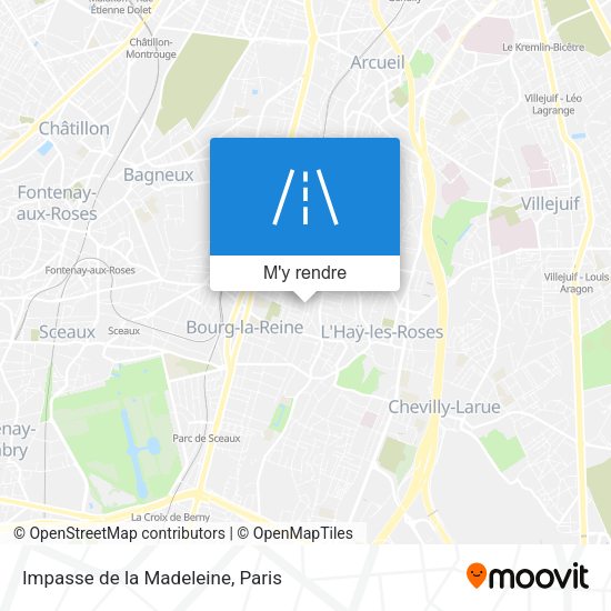 Impasse de la Madeleine plan