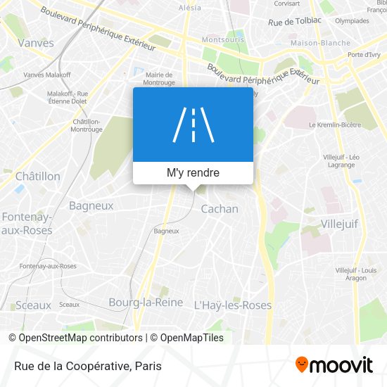 Rue de la Coopérative plan