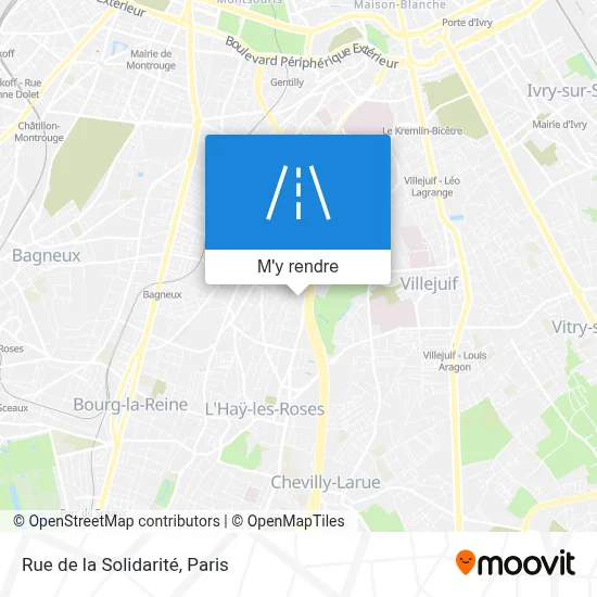 Rue de la Solidarité plan