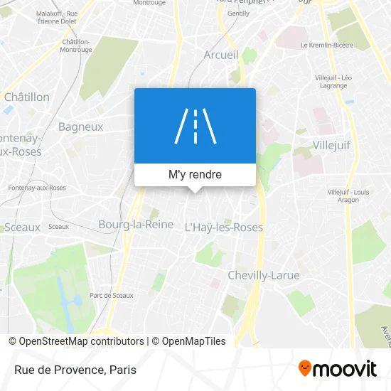 Rue de Provence plan