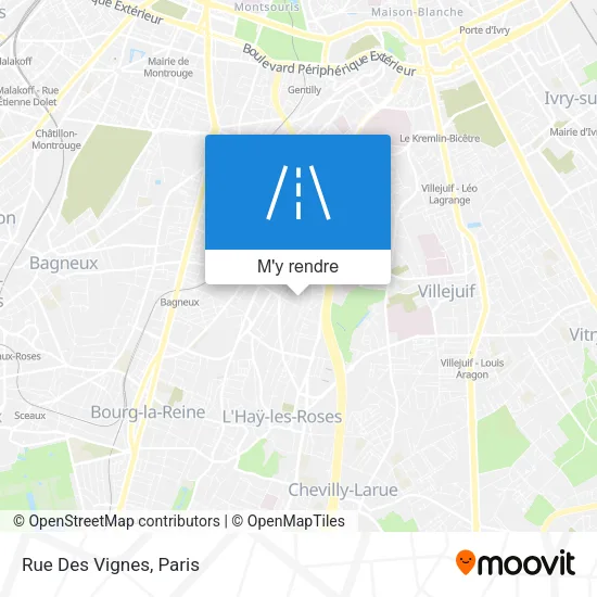 Rue Des Vignes plan