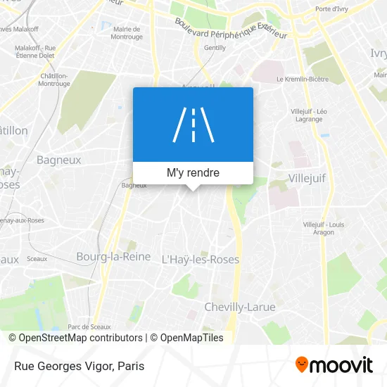 Rue Georges Vigor plan