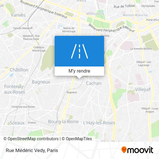 Rue Médéric Vedy plan