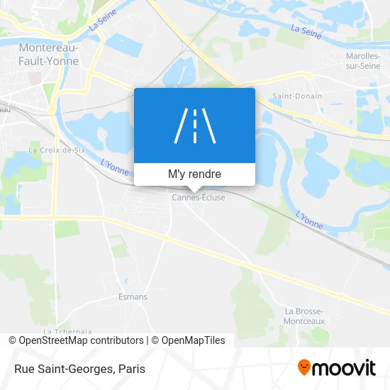 Rue Saint-Georges plan