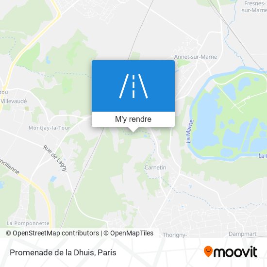 Promenade De La Dhuis plan