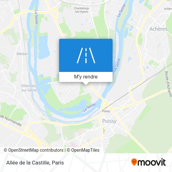 Allée de la Castille plan