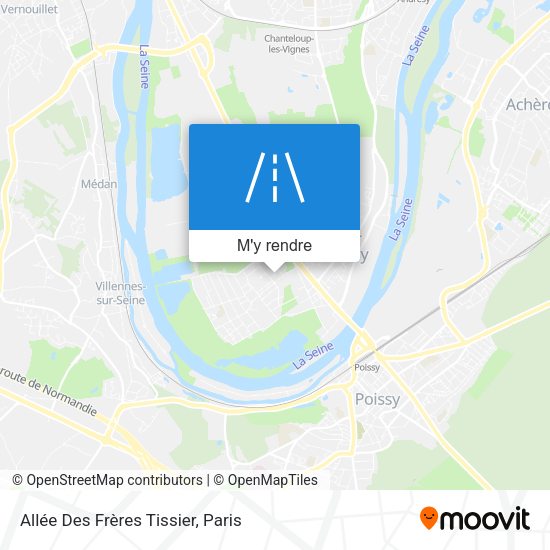 Allée Des Frères Tissier plan