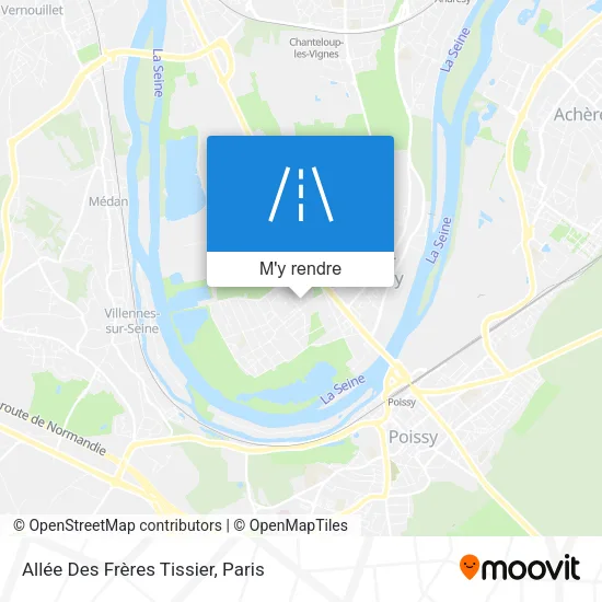Allée Des Frères Tissier plan