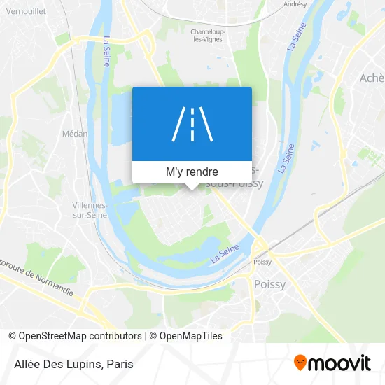 Allée Des Lupins plan