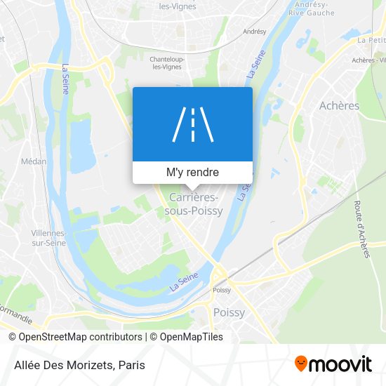 Allée Des Morizets plan