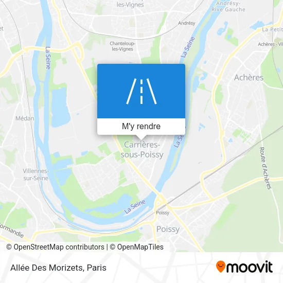 Allée Des Morizets plan