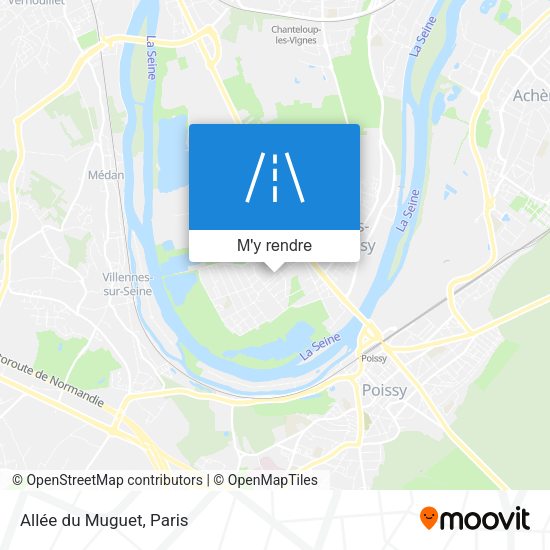 Allée du Muguet plan