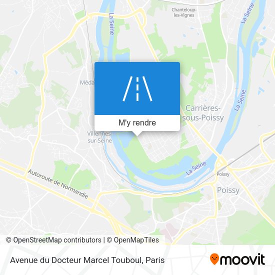 Avenue du Docteur Marcel Touboul plan