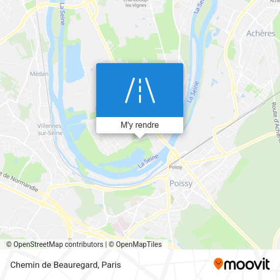 Chemin de Beauregard plan