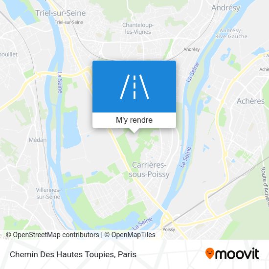 Chemin Des Hautes Toupies plan