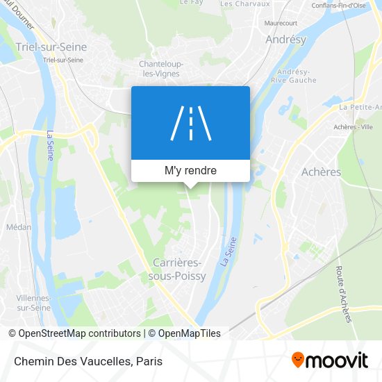 Chemin Des Vaucelles plan