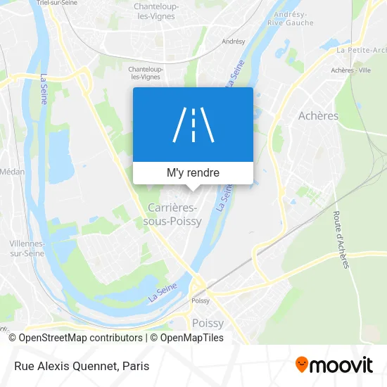 Rue Alexis Quennet plan