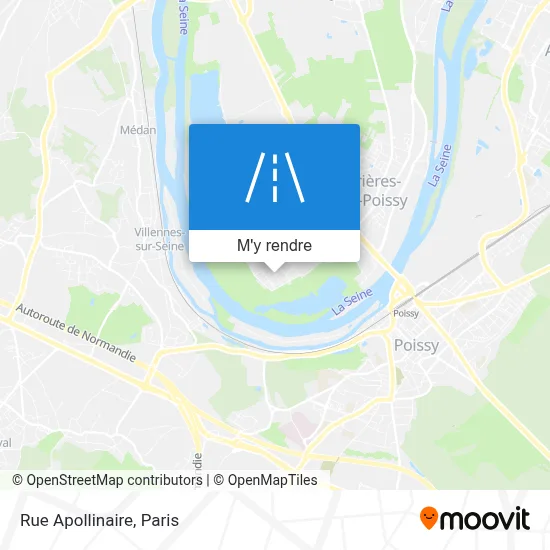 Rue Apollinaire plan