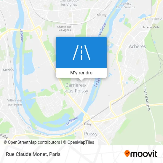 Rue Claude Monet plan