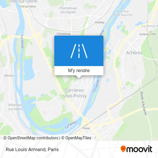 Rue Louis Armand plan