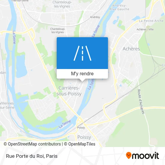 Rue Porte du Roi plan