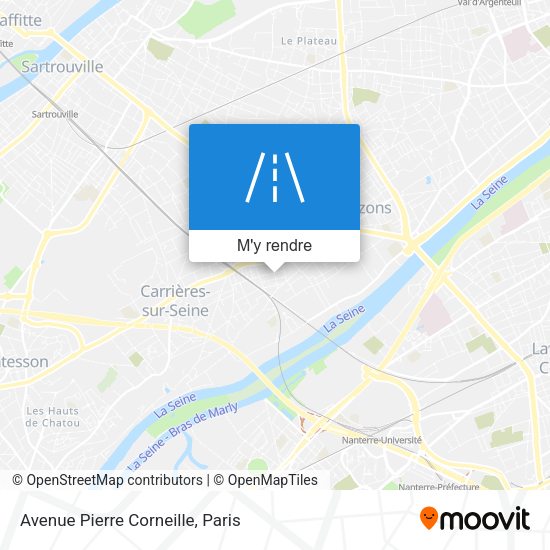 Avenue Pierre Corneille plan