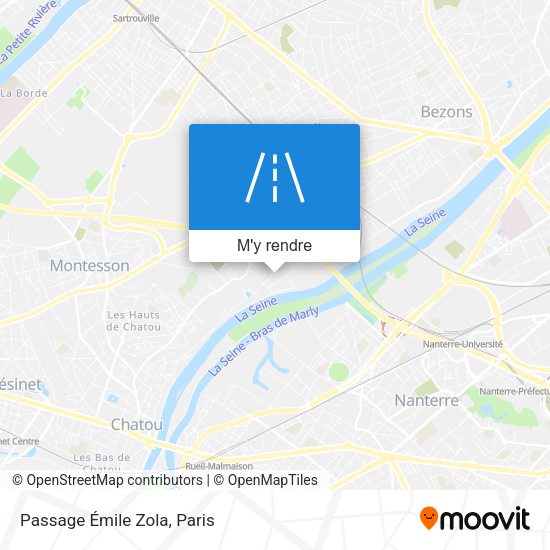 Passage Émile Zola plan