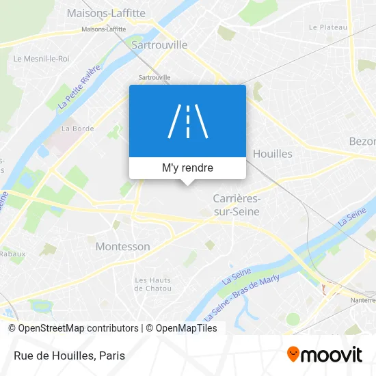 Rue de Houilles plan