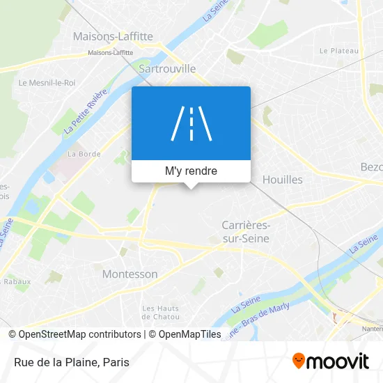 Rue de la Plaine plan