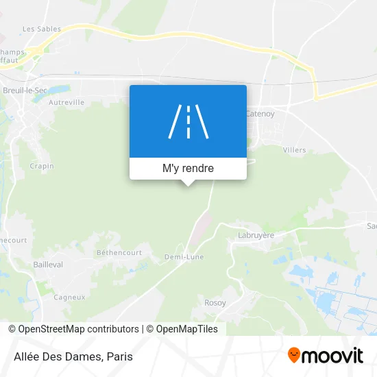 Allée Des Dames plan