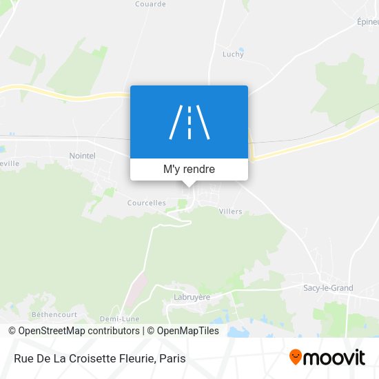Rue De La Croisette Fleurie plan