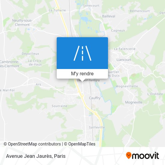 Avenue Jean Jaurès plan