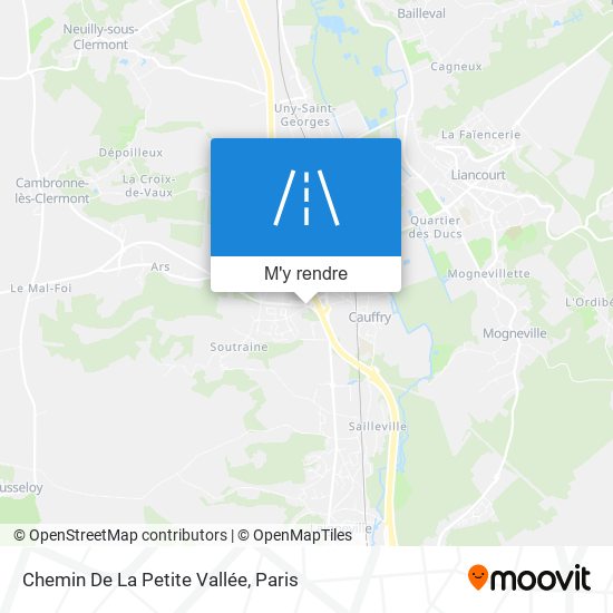 Chemin De La Petite Vallée plan