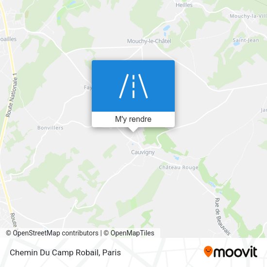 Chemin Du Camp Robail plan